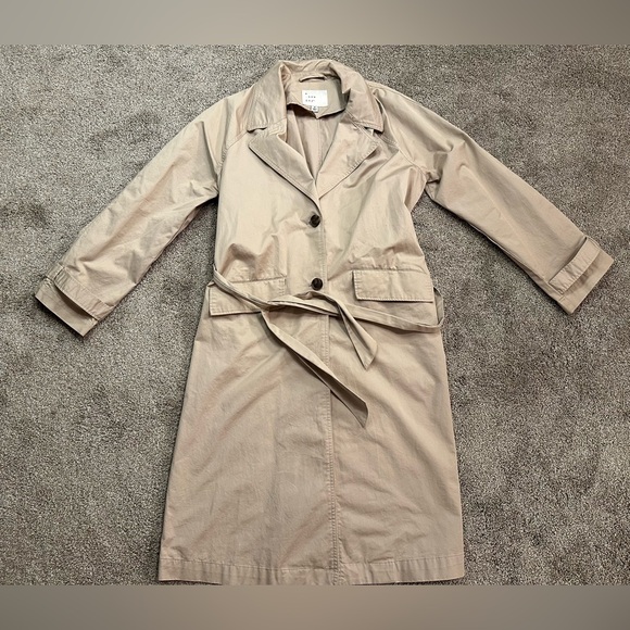 a new day Jackets & Blazers - a new day Classic Beige Trench Coat Women’s Size Medium